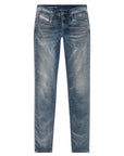 Diesel 2019 D-Strukt Corduroy Jean | Faded Blue Cord