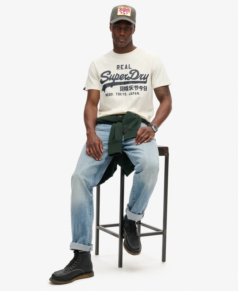 Superdry Classic VL Graphic T-Shirt | Ecru