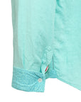 Fil Noir Roma Linen Shirt | Aqua