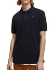 Scotch & Soda Pique Polo Shirt | Night