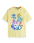 Scotch & Soda City Continental T-Shirt | Daffodil