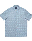 Guide London Short Sleeve Shirt | Turkish Blue Geo