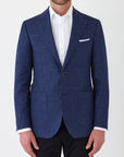 Joe Black Guard Crosshatch Blazer | FJS834 Blue