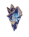 Monti Castello Pocket Square | Bird Of Paradise Linen