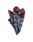 Monti Castello Silk Pocket Square | Ikat