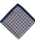 Monti Castello Silk Pocket Square | Lilac Mosaic