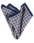 Monti Castello Silk Pocket Square | Lilac Mosaic