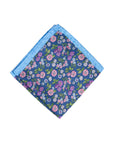 Monti Castello Silk Pocket Square | Country Garden