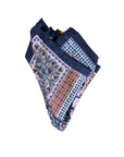 Monti Castello Silk Pocket Square | Mosaic Medley