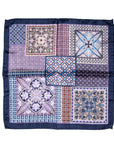 Monti Castello Silk Pocket Square | Mosaic Medley