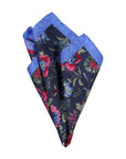 Monti Castello Silk Pocket Square | Spring Garden