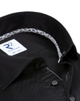 R2 Amsterdam Long Sleeve Shirt | Black Triangle Trim