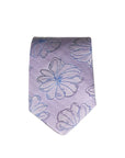 Parisian 1919 Silk Tie | Lilac Floral Daisy