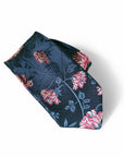 Parisian 1919 Silk Tie | Navy Rose