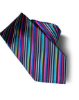 Parisian 1919 Silk Tie | Retro Stripe