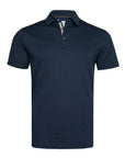 R2 Amsterdam Cotton/Linen Blend Polo | Navy