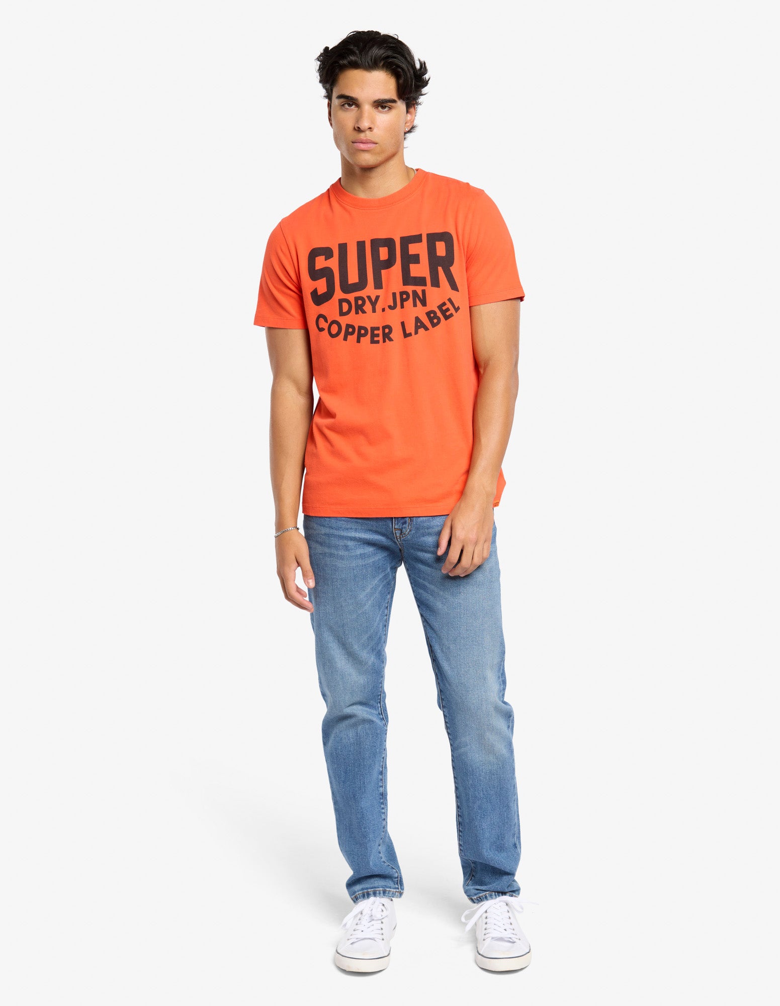 Superdry Copper Label Graphic T-Shirt | Bold Orange
