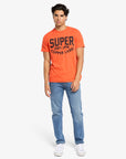 Superdry Copper Label Graphic T-Shirt | Bold Orange