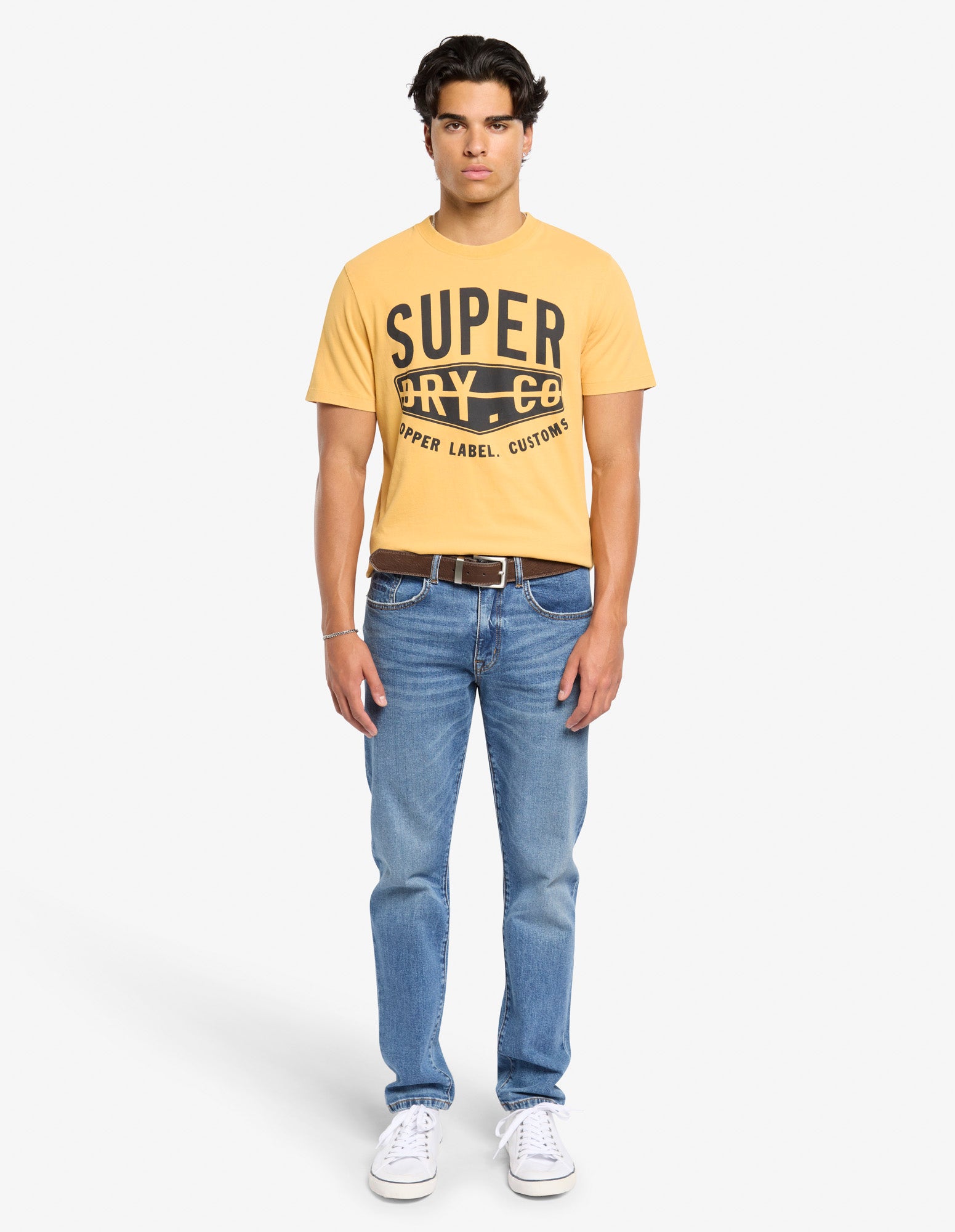 Superdry Copper Label Graphic T-Shirt | Winter Gold
