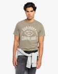 Superdry Copper Label Graphic T-Shirt | Slate Grey