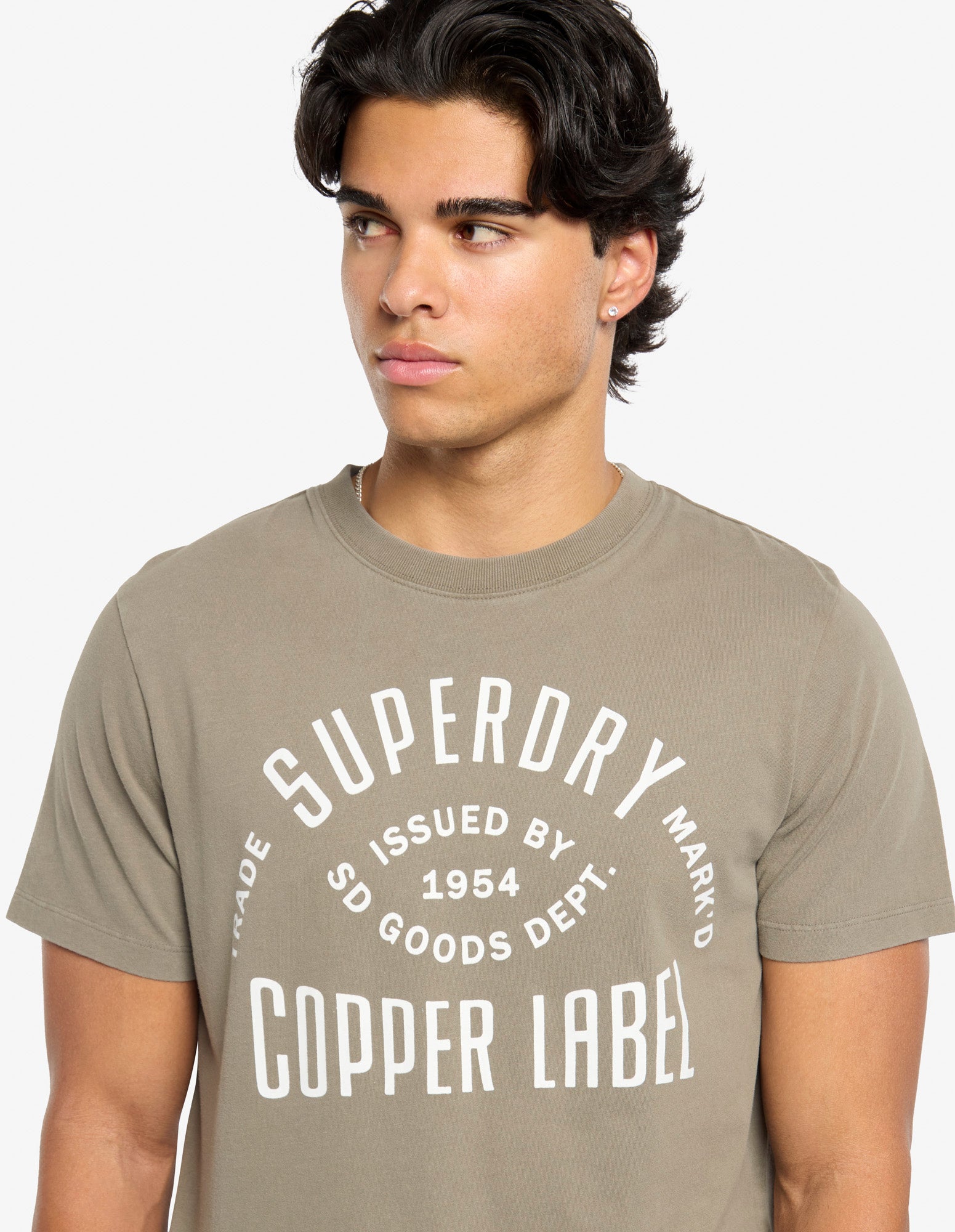 Superdry Copper Label Graphic T-Shirt | Lite Sage