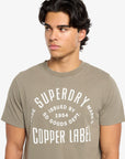 Superdry Copper Label Graphic T-Shirt | Slate Grey