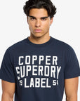 Superdry Copper Label Graphic T-Shirt | Eclipse Navy