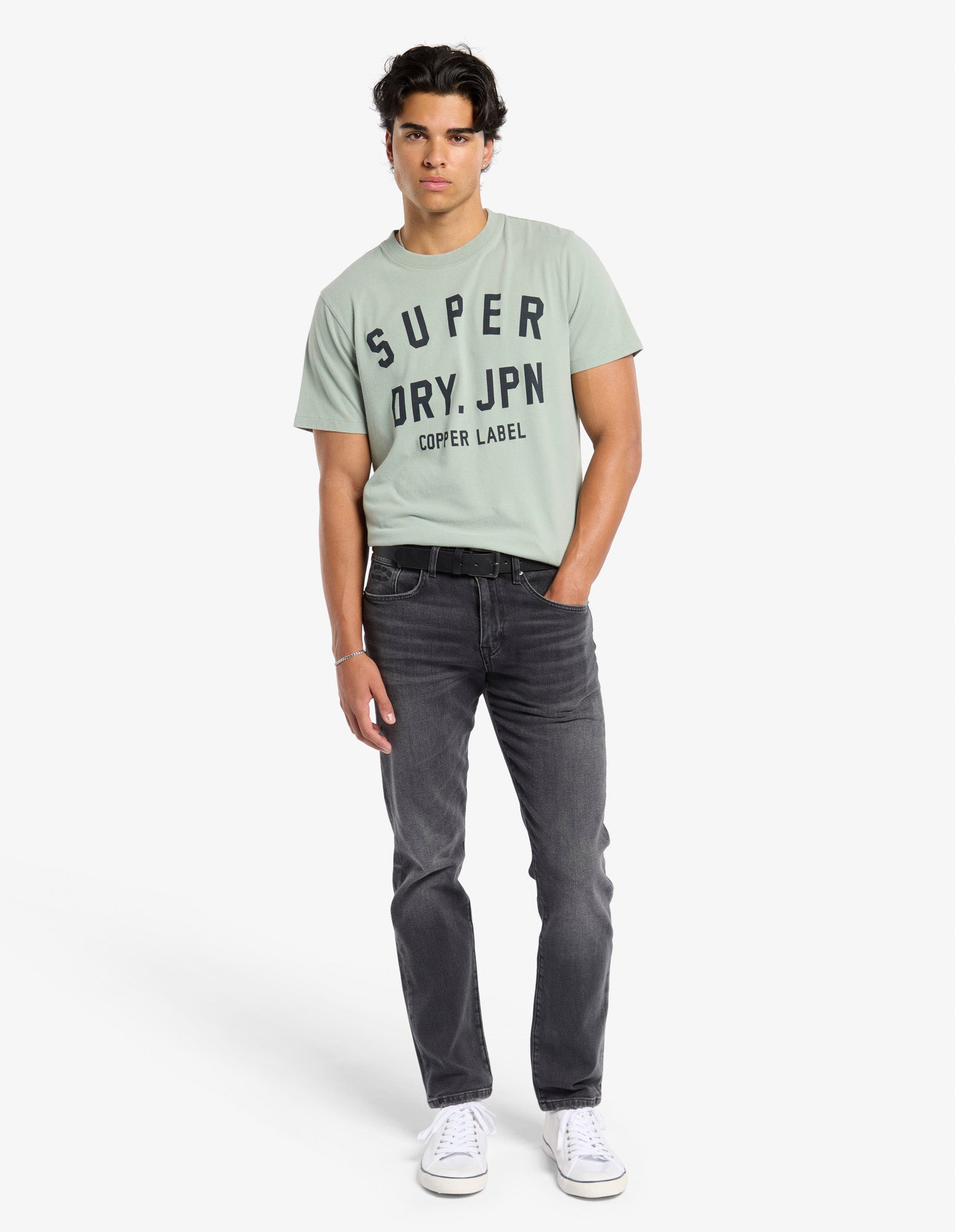 Superdry Copper Label Graphic T-Shirt | Slate