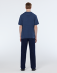 Scotch & Soda 3 XXX Garment Dyed T-Shirt | Navy