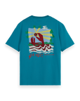 Scotch & Soda Sea You T-Shirt | Petrol Blue