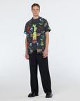 Scotch & Soda Printed Short Sleeve Shirt | Greek Park