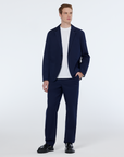 Scotch & Soda Unconstructed Cotton Twill Blazer | Navy