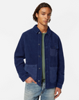 Scotch & Soda Washed Cord Worker Jacket | Navy