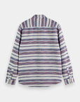 Scotch & Soda Basket Weave Gradient Stripe Shirt | Multi Stripe
