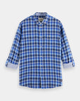 Scotch & Soda Double-faced Check Shirt | Blue Check
