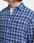 Scotch & Soda Double-faced Check Shirt | Blue Check