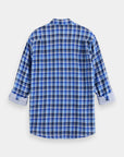 Scotch & Soda Double-faced Check Shirt | Blue Check