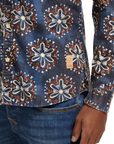 Scotch & Soda Printed Long Sleeve Shirt | Night Batic