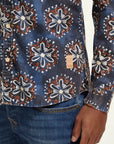 Scotch & Soda Printed Long Sleeve Shirt | Night Batic