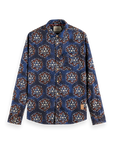 Scotch & Soda Printed Long Sleeve Shirt | Night Batic