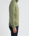 BOSS Illarione Zip Up Cardigan | Olive