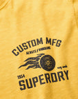 Superdry Lo-Fi Biker Graphic T-Shirt | Pigment Gold