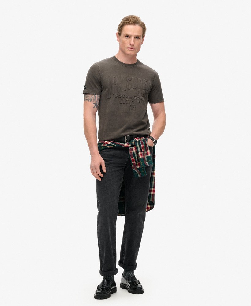 Superdry Embossed Logo T-Shirt | Vintage Black