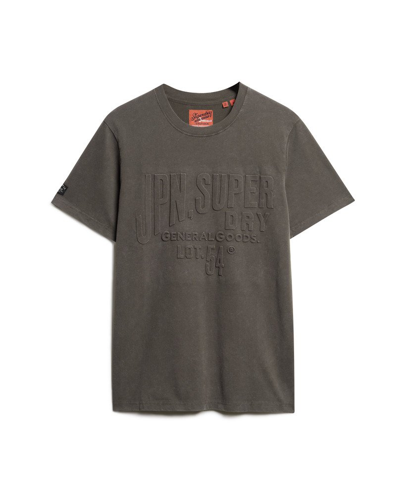 Superdry Embossed Logo T-Shirt | Vintage Black
