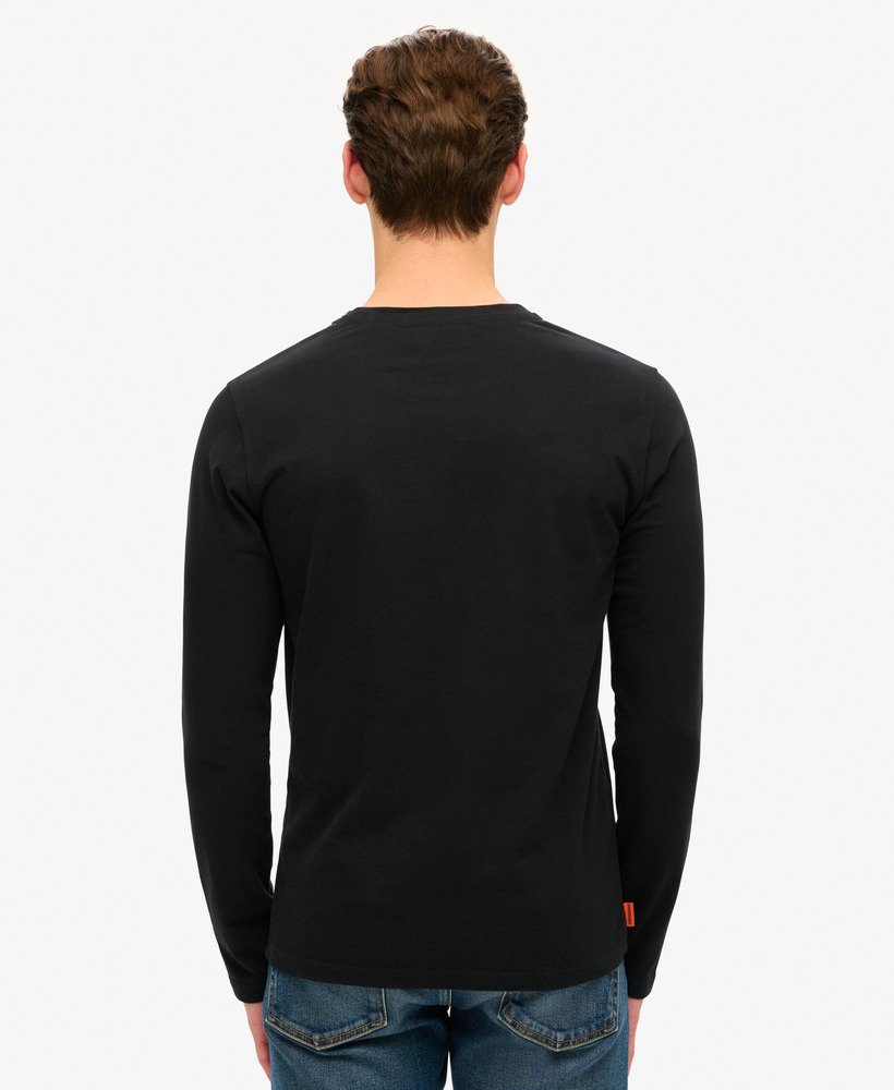 Superdry Essential Logo Long Sleeve T-Shirt | Black