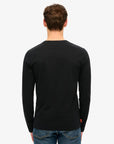 Superdry Essential Logo Long Sleeve T-Shirt | Black