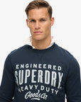 Superdry Machined Goods Crew | Eclipse Navy