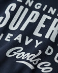 Superdry Machined Goods Crew | Eclipse Navy