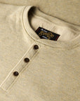 Superdry Merchant Long Sleeve Henley | Heritage Oat Grindle