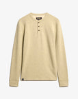 Superdry Merchant Long Sleeve Henley | Heritage Oat Grindle